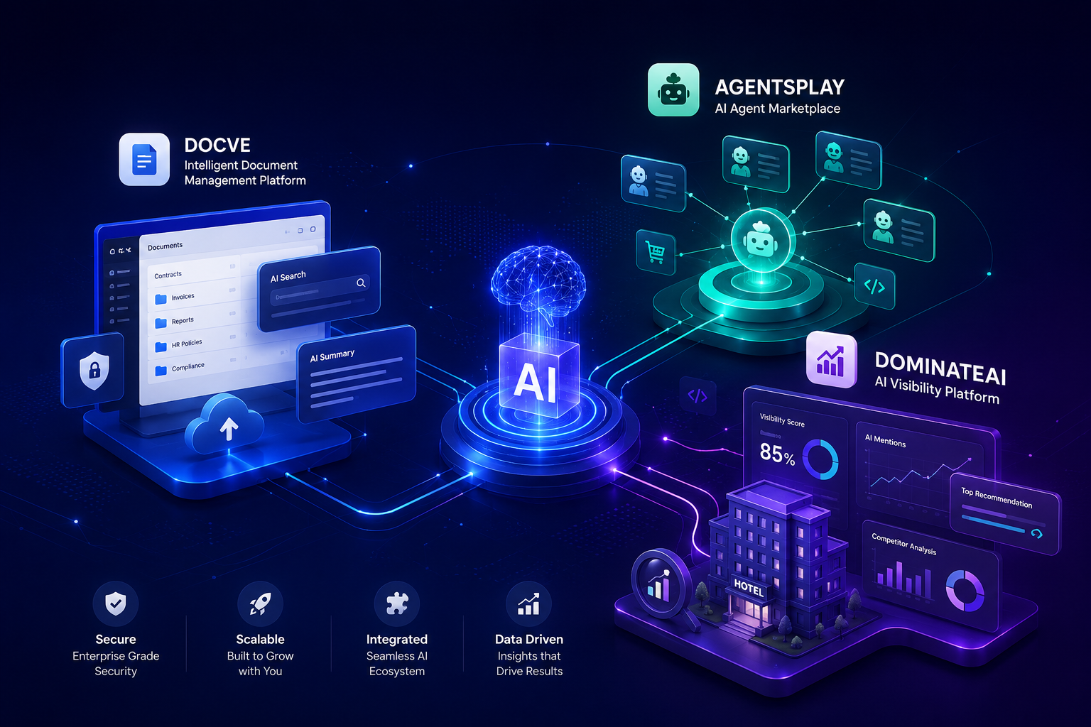 OB360 AI product portfolio